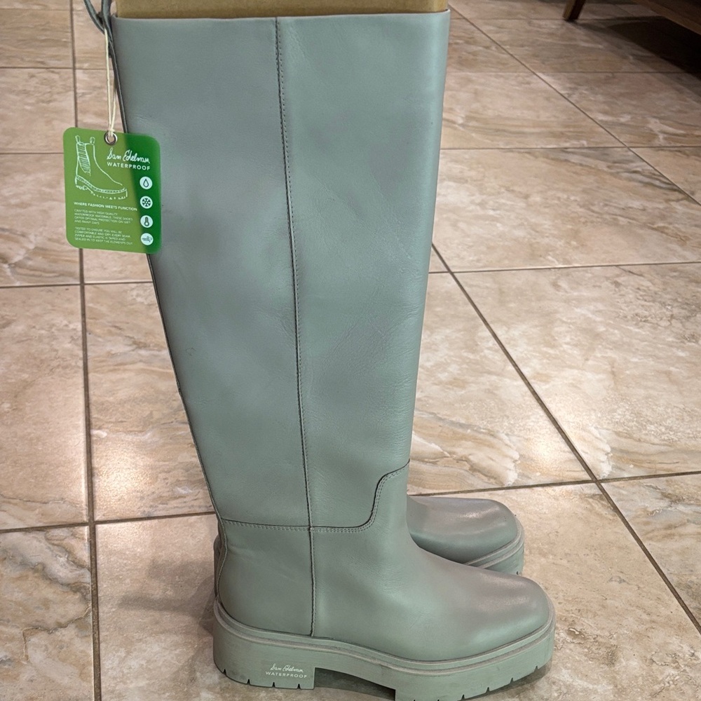 Sam Edelman Over the Knee Gray Boots